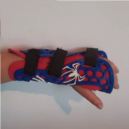 Ferula Plastica 3d Spiderman Muñeca Mano Antebrazo