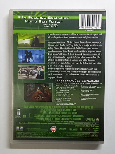 Dvd 13 Andar Ed Especial Craig Bierko Original Envio Rapido (Usado)