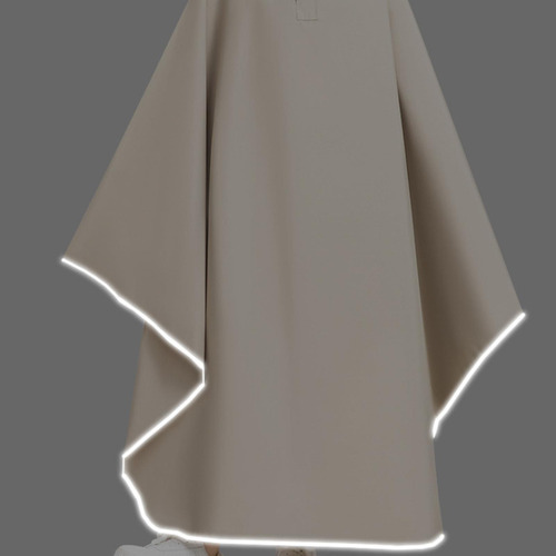 Poncho De Lluvia Para Bicicleta, Impermeable Con Capucha Par