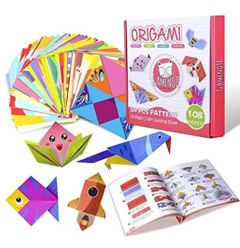 Gamenote Kit De Origami Colorido Para Niños