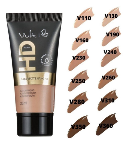 Base Vult Nano Hd V260 Líquido 26ml Fosco 8h Duração