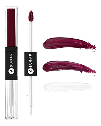 Sugar Cosmetics Smudge Me Not Lip Duo17 Fiery Berry (marsala