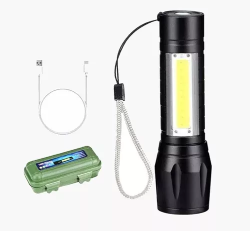 Linterna LED Mini Linterna Recargable Linterna Pequeña Linterna de Bolsillo  Antorcha de Mano para Coche Garaje Jardín Supervivencia Emergencia en El H  105 cm shamjiam mini linterna