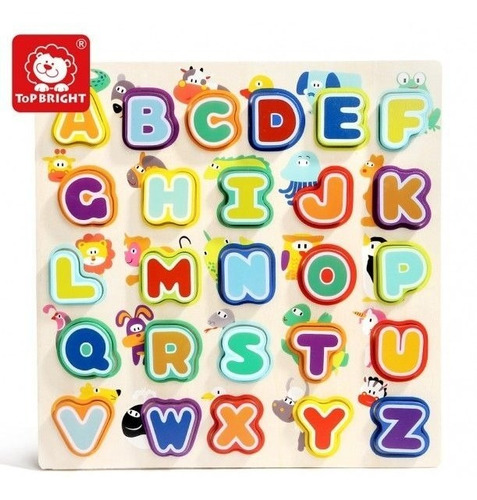 Puzzle De Animales Y Alfabeto Top Bright 
