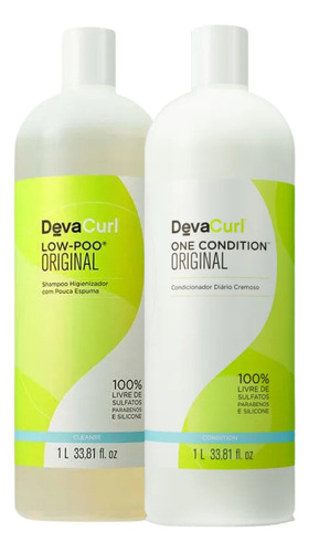 Kit Deva Curl Original Sh Low-poo 1 L+cond. One Condition 1l