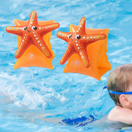 4 Brazaletes Inflables, Brazaletes De Natación Para