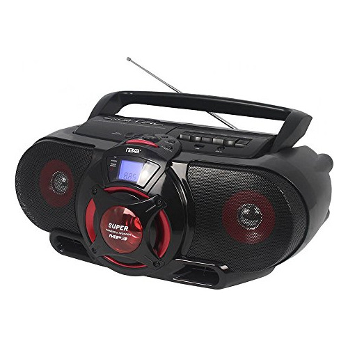 Naxa Electronics Npb-273 Portátil Bluetooth, Mp3/cd Am/fm Es