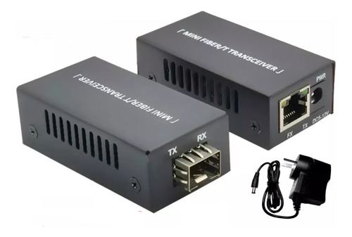 Media Converter 1 Sfp + 1 Rj45 Mikrotik Ubiquiti Compatible