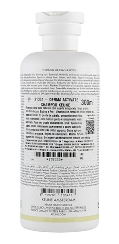 Shampoo Keune Care Derma Active Anti Queda 300ml