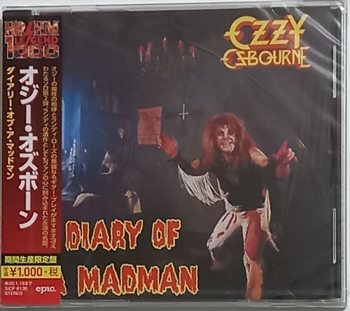 Ozzy Osbourne Diary Of Madman Cd Ed. Japonesa B2