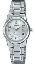 Reloj Casio V002l-1budf De Cuero Negro Hombre Fecha - FEBO