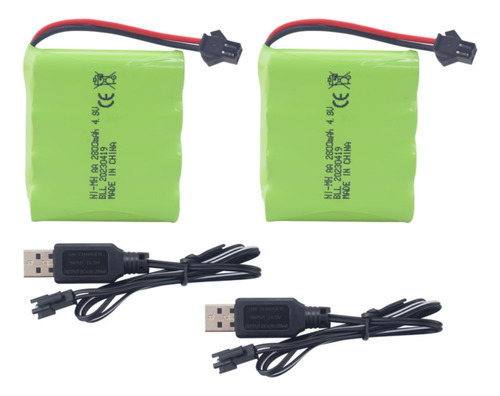 Sea Jump 2 Baterias Recargables Aa De 4.8 V 2800 Mah Con Enc