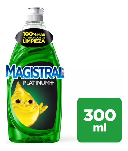 Detergente Magistral Plus Platinum X 300 Ml Limon