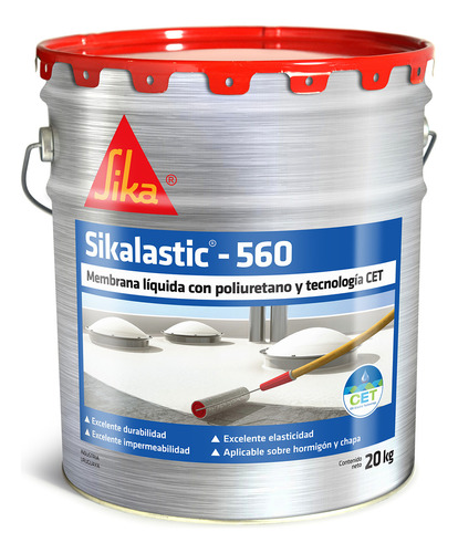 Sikalastic 560 Membrana Liquida Con Poliuretano 20 Kgs