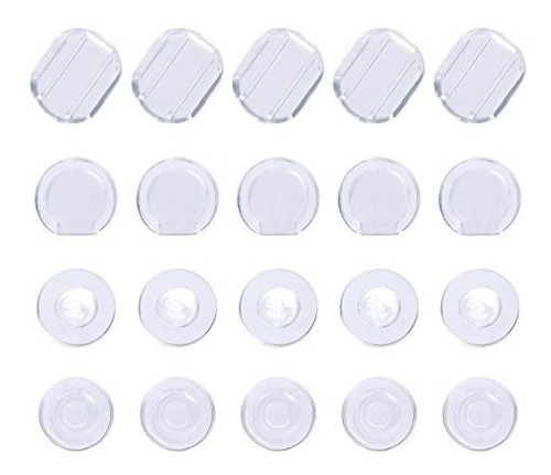 Almohadillas Silicona Para Pendientes, 100 Unid.