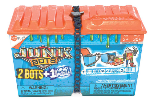 Hexbug Junkbots - Kit De Contenedor De Basura Alley - Figura