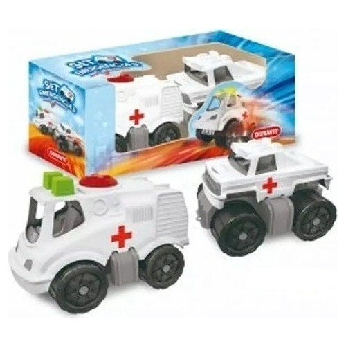 Set De Emergencias Ambulancia Camión Camioneta Duravit 366