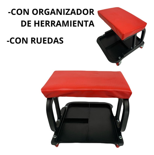 Banco Ergonomico Para Mecanico Con Ruedas