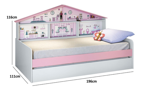 Cama Marinera Con Casita De Muñecas