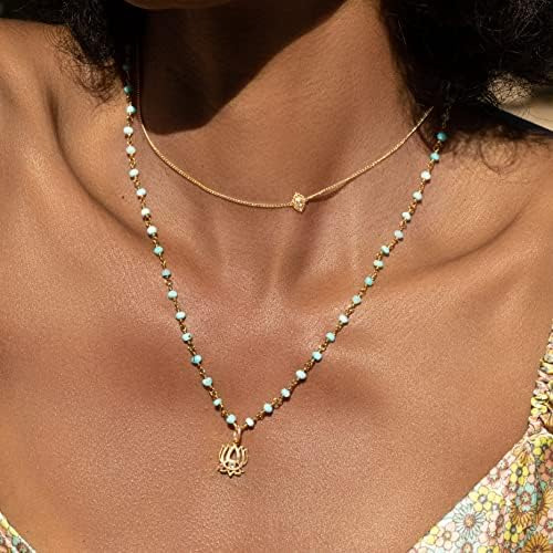 Karma Y Suerte - Espíritu Tranquilo - Precioso Collar Con Di