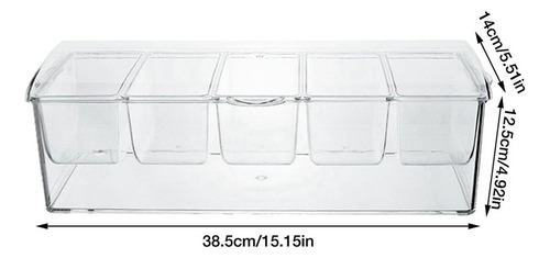 Recipiente De Especias Para Frutas Y Verduras Con Tapa, Ingr
