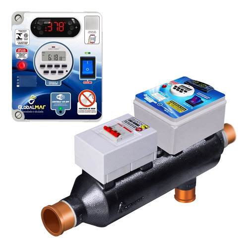 Aquecedor P Piscina Até 80m³ Elétrico Trifásico Wifi