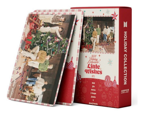 54 Photocards Bts - Navidad Holiday Collection Lomo Cards