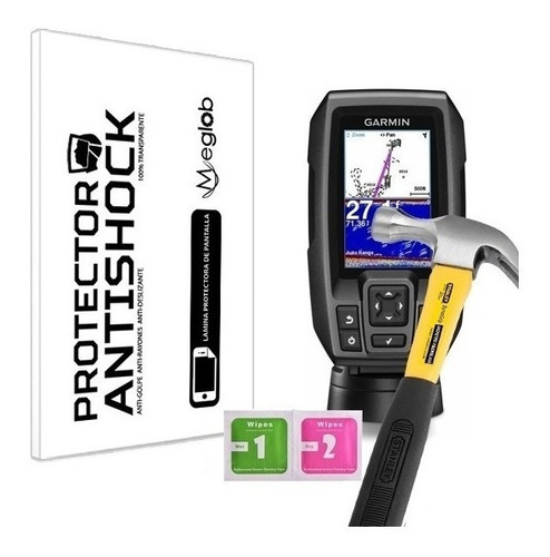 Protector De Pantalla Antishock Garmin Fishfinder Striker 4