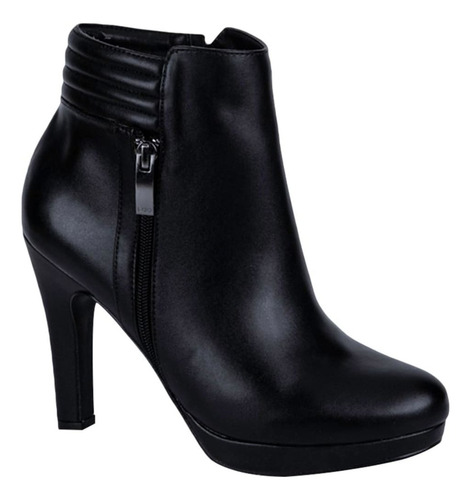 Bota Botin Plataforma Tacon Vestir Mujer Yaeli 300 977426
