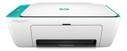 Impressora a cor multifuncional HP Deskjet Ink Advantage 2675 com wifi branca e azul 100V/240V