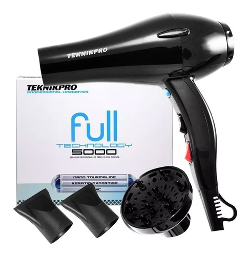 Secador De Pelo Full Technology 5000 Teknikpro Local