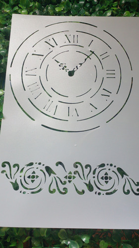 Stencil Para Pintar Reloj Varios Modelos Set1