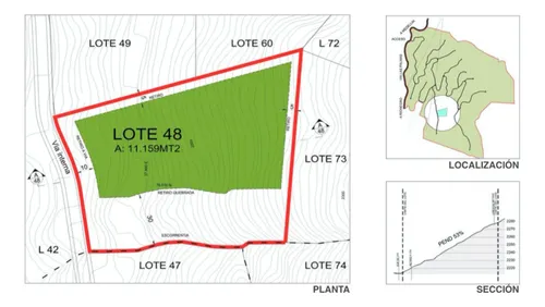 Lote En Venta En Vía Las Palmas. Cod V13976