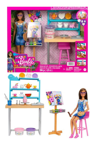 Muñeca Barbie Estudio De Arte Creativo Mattel Cm85