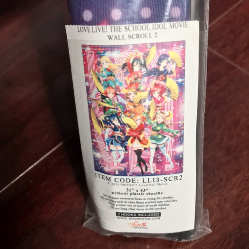 Postér De Tela Love Live Movie Edición Limitada Wall Scroll