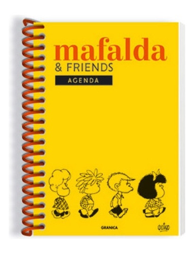 Agenda Mafalda Perpetua Friends Amarilla - Varios