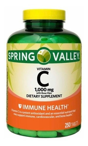 Vitamina C 1000mg 250tab Spring