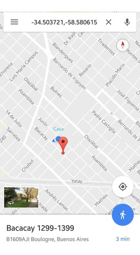 Imagen 11 de 13 de Alquiler Casa 1 Ambiente Y Medio, Dueño Alquila 1 Persona Con Trabajo En Blanco Y Con Garantía, Zona Norte Boulogne Partido De San Isidro