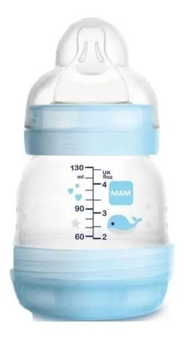 Mamadeira Easy Start Mam Anticólica 130ml Azul