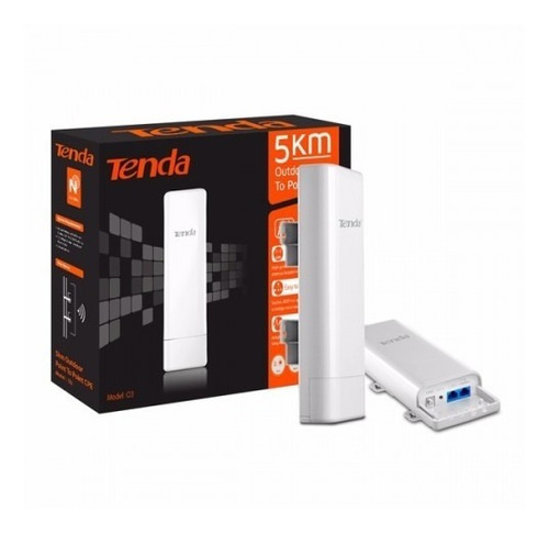 Antena Wifi Tenda Exterior Repetidor Poe 2.4gh Punto A Punto