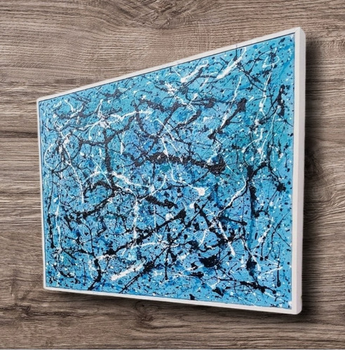 Cuadro Abstracto Moderno A Mano. Original