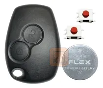 Comprar Kit Capa Chave Renault Sandero Logan Duster Até 2016 Bateria
