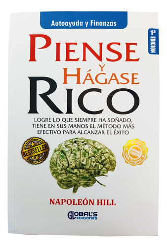 Piense Y Hagase Rico- Napoleon Hill- Libro Original Efectivo
