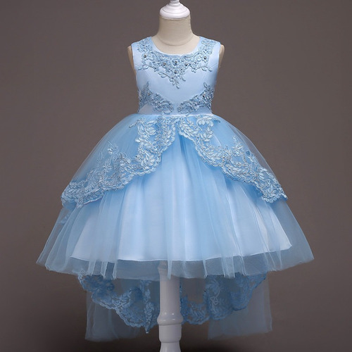 Elegante Vestido De Gala De Cumpleaños Para Niñas