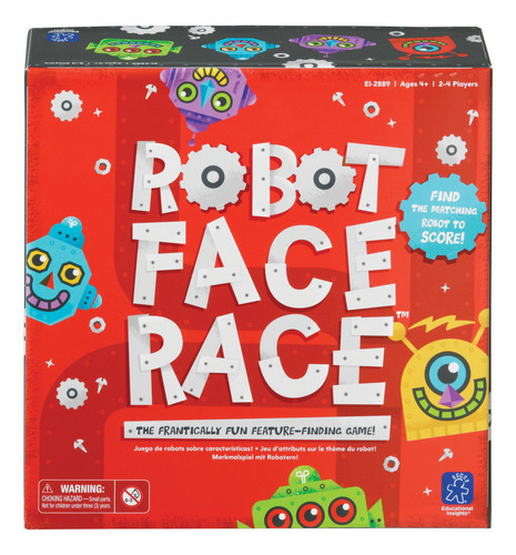 Juego De Mesa  Robot Face Race, Marca  (versión Ingl Fr80jm