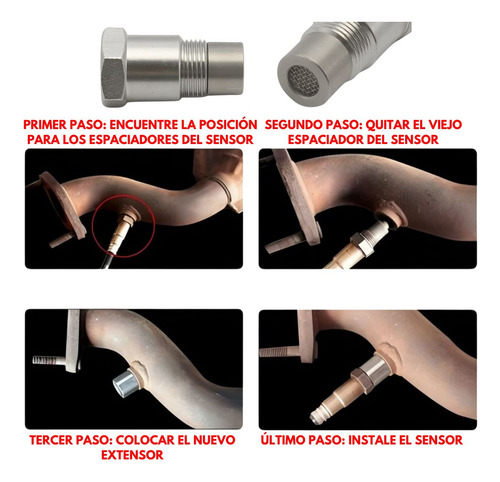 Extensor Sensor Oxigeno Eliminador Luz Check Engine M18x1.5