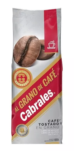 Café en Grano Tostado MEDIO 1KG