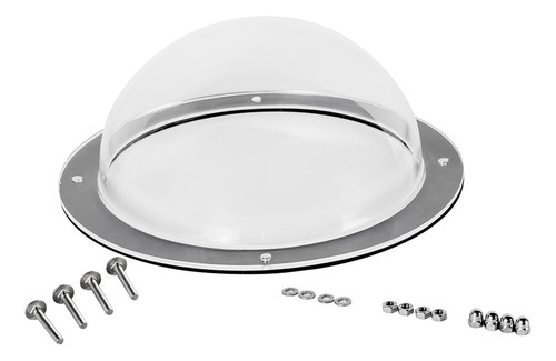 Perro Valla Ventana Domo Claro Paisaje Exterior Visor Para