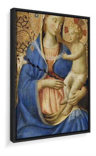 Quadro Canvas Fra Angelico Virgem Da Humildade 115x144