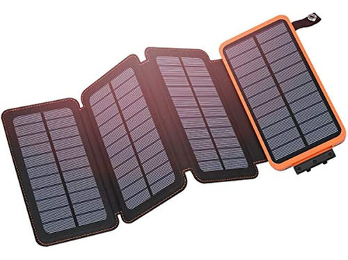 Hiluckey Cargador Solar Portátil De 25000 Mah Resistente Al